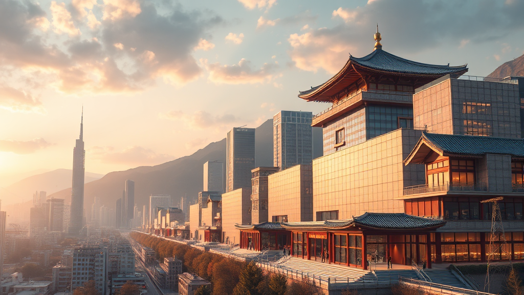 탄탄한 경제 기초 위에서 그리는 한국의 미래 (realistic 스타일)