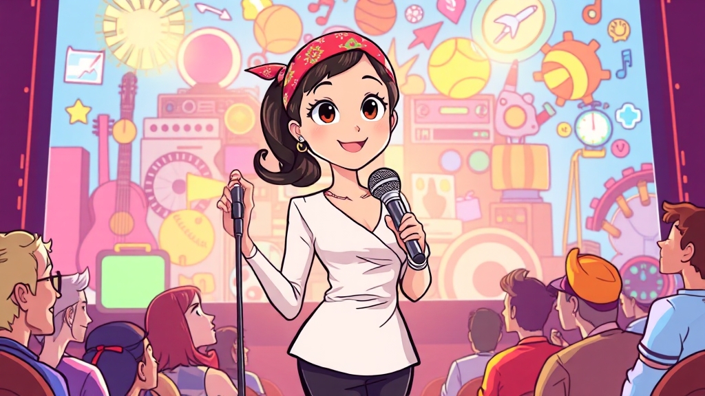 김수지 아나운서 프로필 (cartoon 스타일)