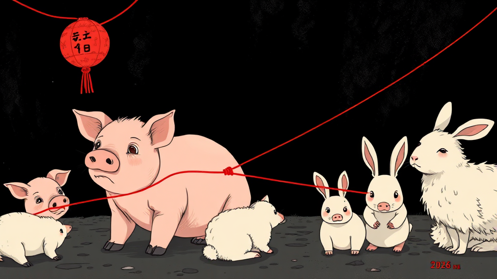 2026년 삼재띠는? (illustration 스타일)