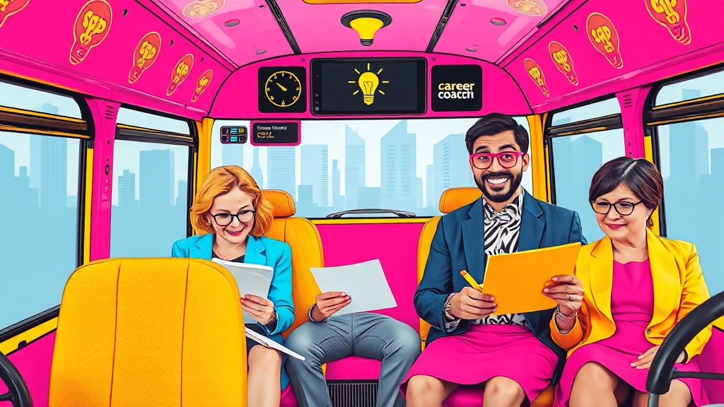 구직자를 위한 맞춤 상담 (popart 스타일)