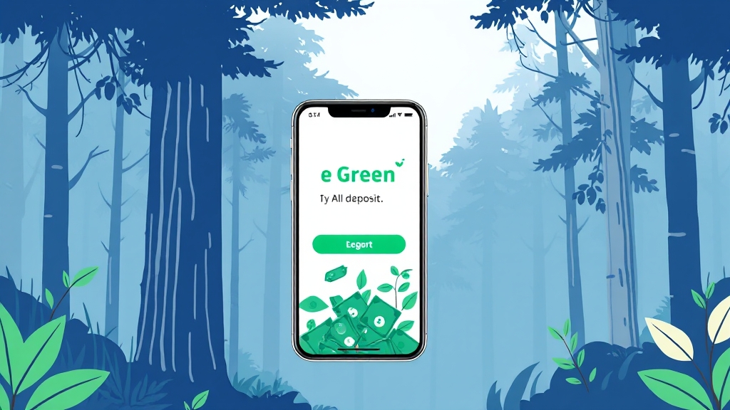 e-그린세이브예금, 어떤 상품? (illustration 스타일)