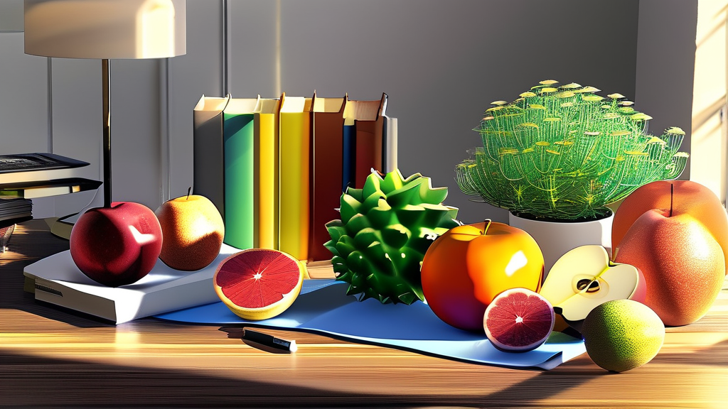 온라인 교육 활용: 효율적인 이수 방법 (realistic 스타일)