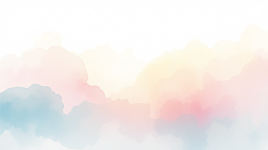 나에게 맞는 정부 지원 사업 찾기 (watercolor 스타일)