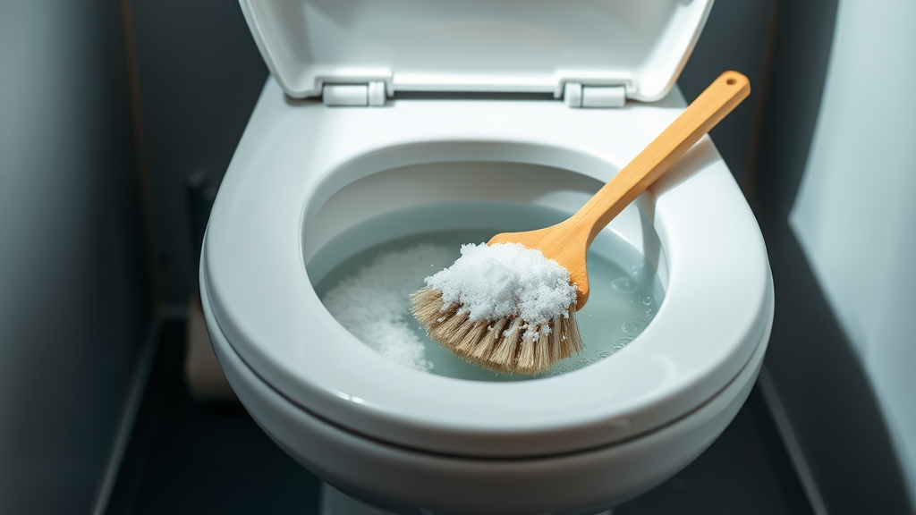 소금 청소, 어떻게 할까? (realistic 스타일)