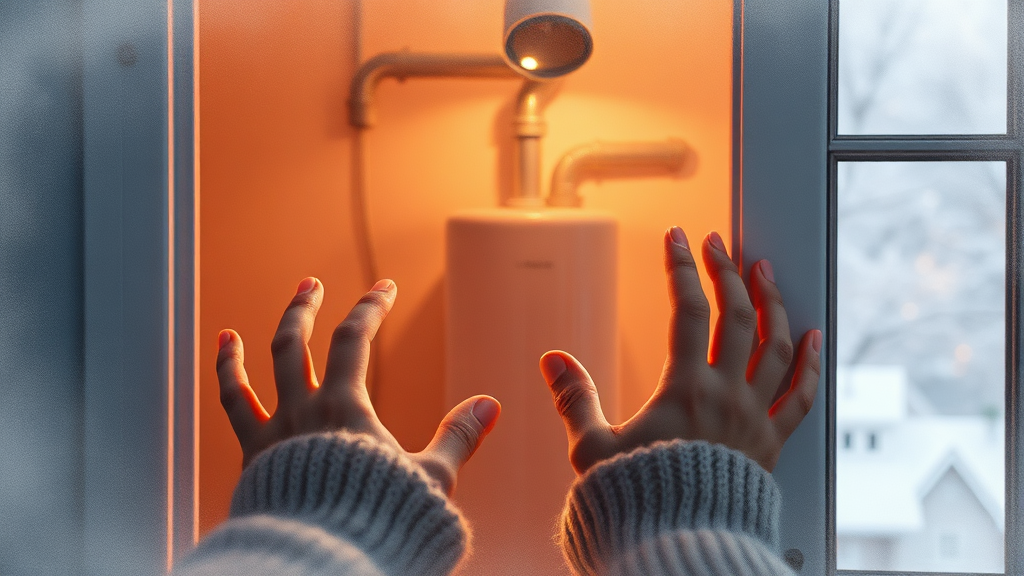 난방비 절약 꿀팁 리스트 (watercolor 스타일)