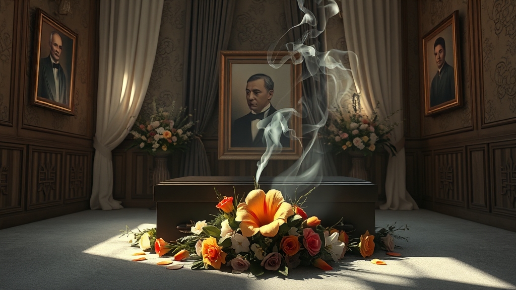 분향 및 헌화 방법 (realistic 스타일)