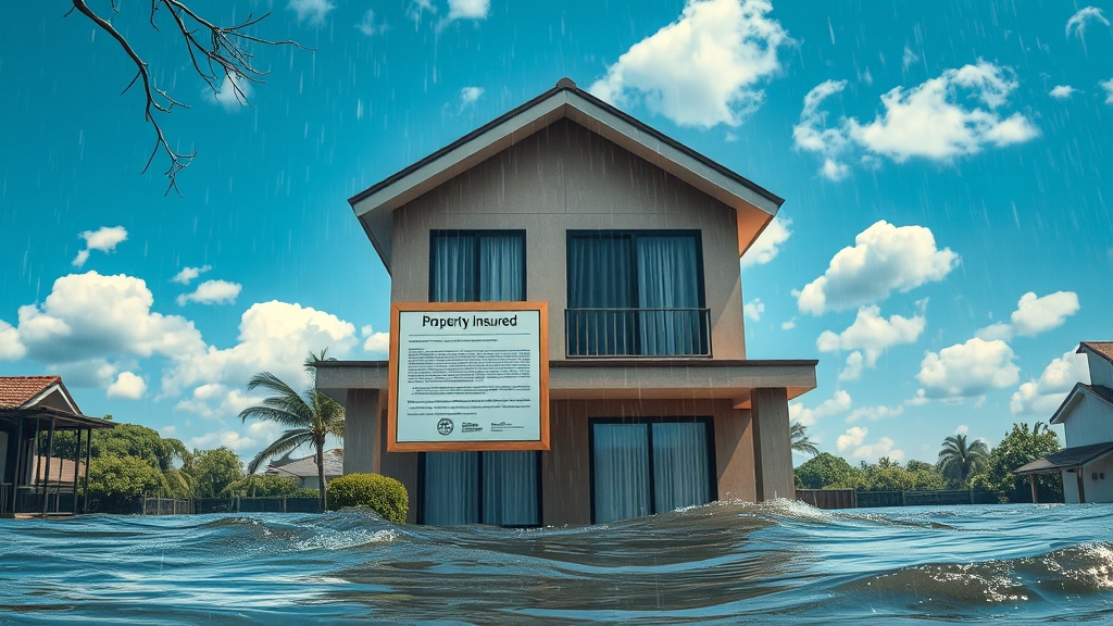 풍수해보험, 왜 필요할까요? (realistic 스타일)