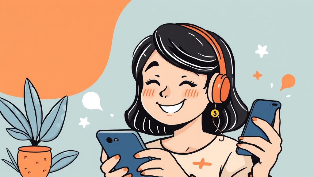 통신요금 미납, 지원받으세요! (illustration 스타일)