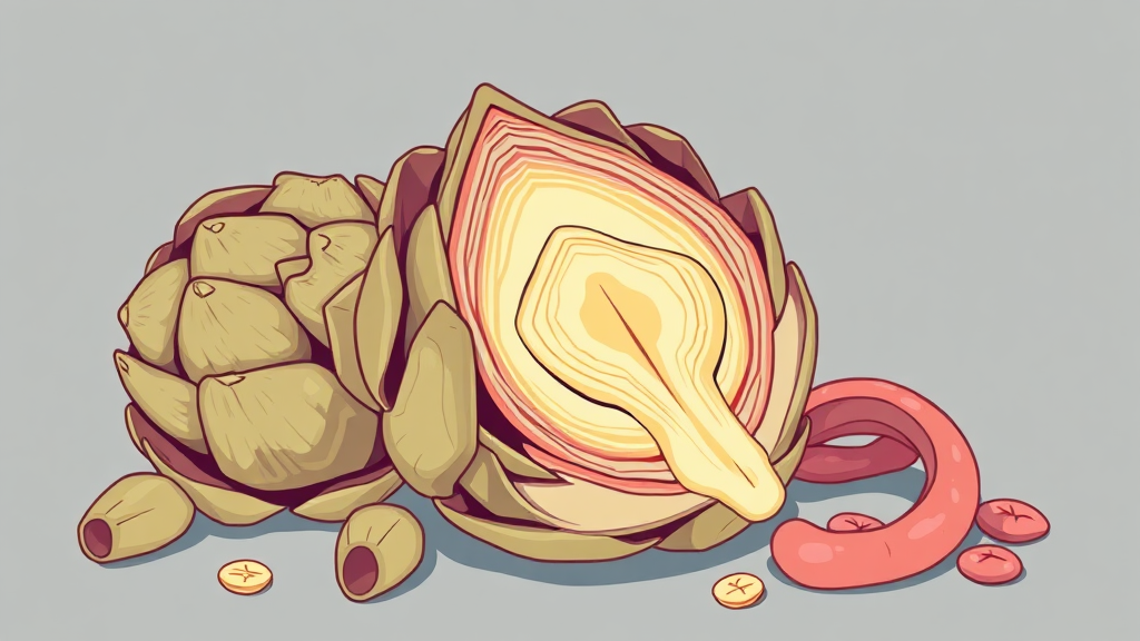 초석잠 섭취 시 주의사항 및 부작용 (illustration 스타일)