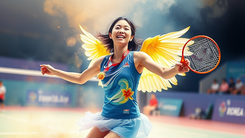 주요 성적 및 수상 경력 (watercolor 스타일)