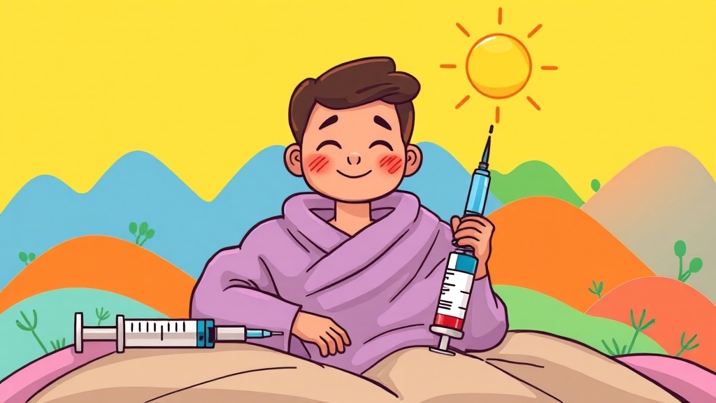 치료 방법: 빠른 약물 치료와 병원 선택 (cartoon 스타일)