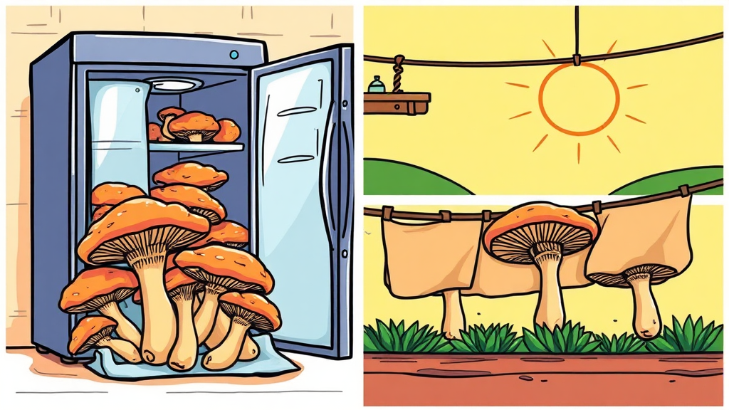 참송이버섯 보관법