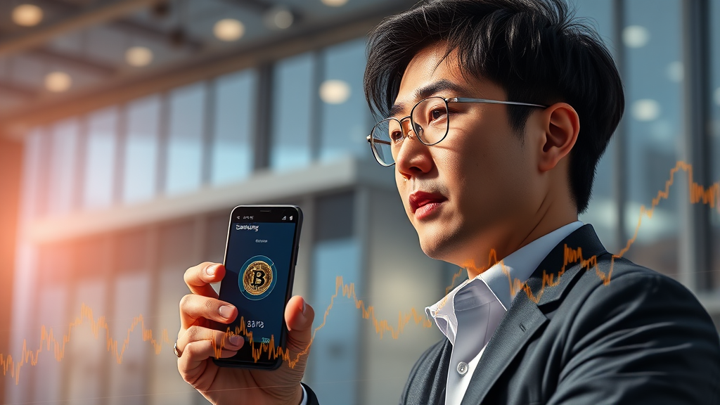 디지털 자산 시장 진출 의미 (realistic 스타일)