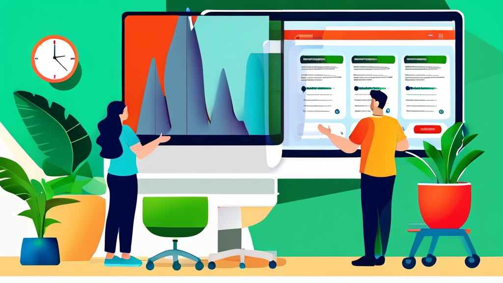 정부24 온라인 신청부터 보건소 방문까지 (cartoon 스타일)