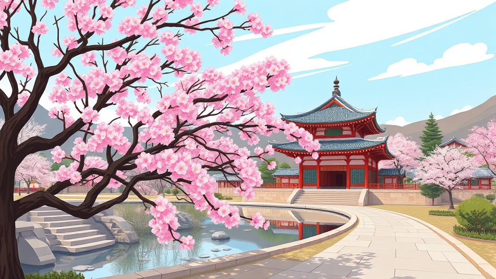 개심사 방문 팁과 주변 여행지 추천 (cartoon 스타일)