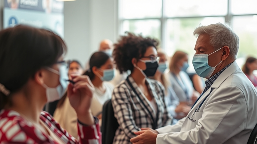 검진 항목, 무엇이 있을까요? (realistic 스타일)