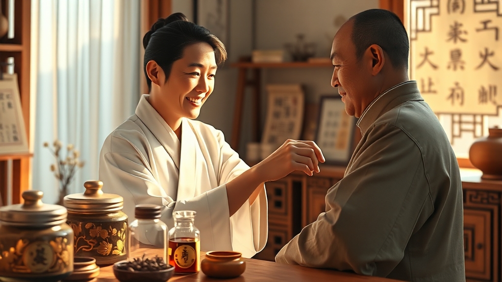 8체질 의학의 미래 (realistic 스타일)