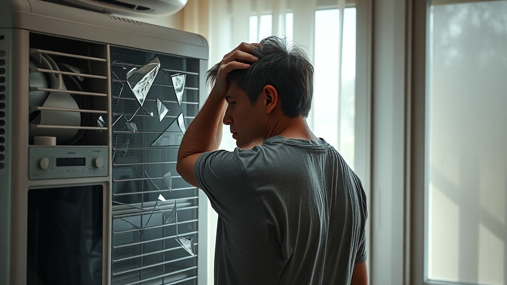 냉방병 vs 감기, 뭐가 다를까? (realistic 스타일)