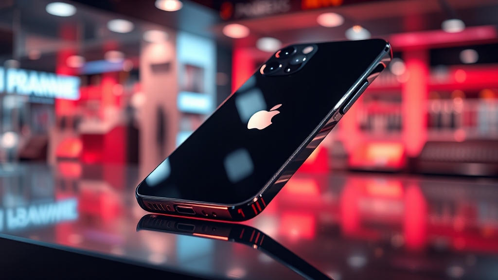 A18 칩 성능 분석 (realistic 스타일)