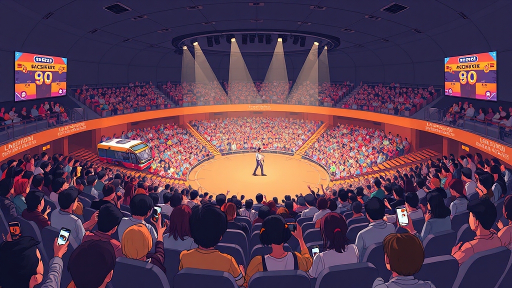 좌석 선택 가이드 & 관람 유의사항 (cartoon 스타일)