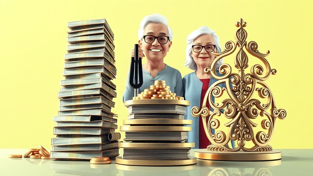 기초연금 vs 국민연금 vs 노령연금 (illustration 스타일)