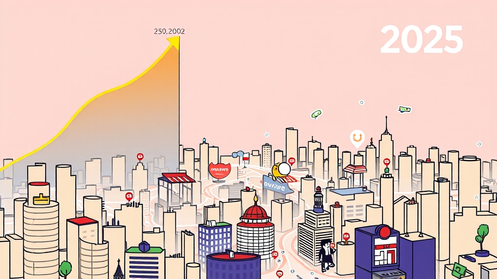 가맹점 현황 및 확대 계획 (cartoon 스타일)