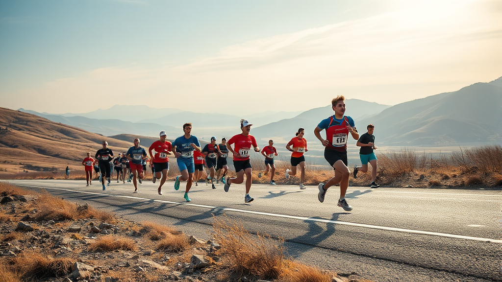 군산 새만금 마라톤 대회의 역사와 위상 (realistic 스타일)