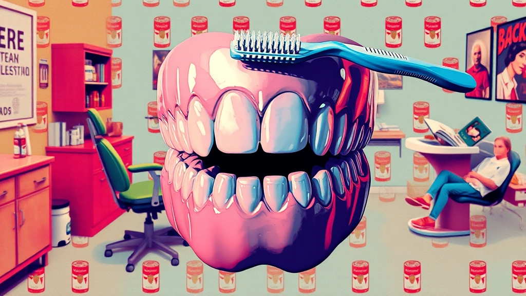 갑자기 이가 흔들릴 때, 응급 처치법 (popart 스타일)