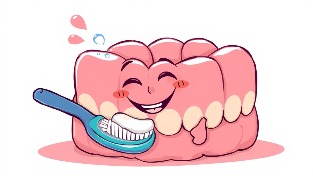 잇몸 건강, 왜 중요할까요? (cartoon 스타일)