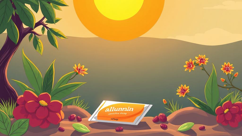 호관원 알부민 섭취 방법 및 꿀팁 (illustration 스타일)