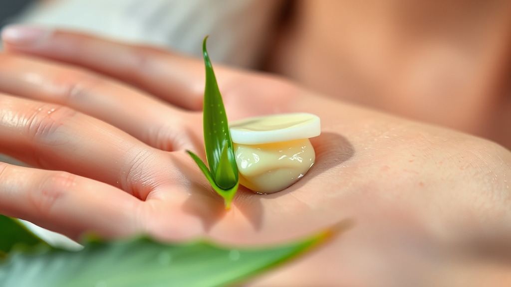 민감성 피부 보습 방법 (realistic 스타일)