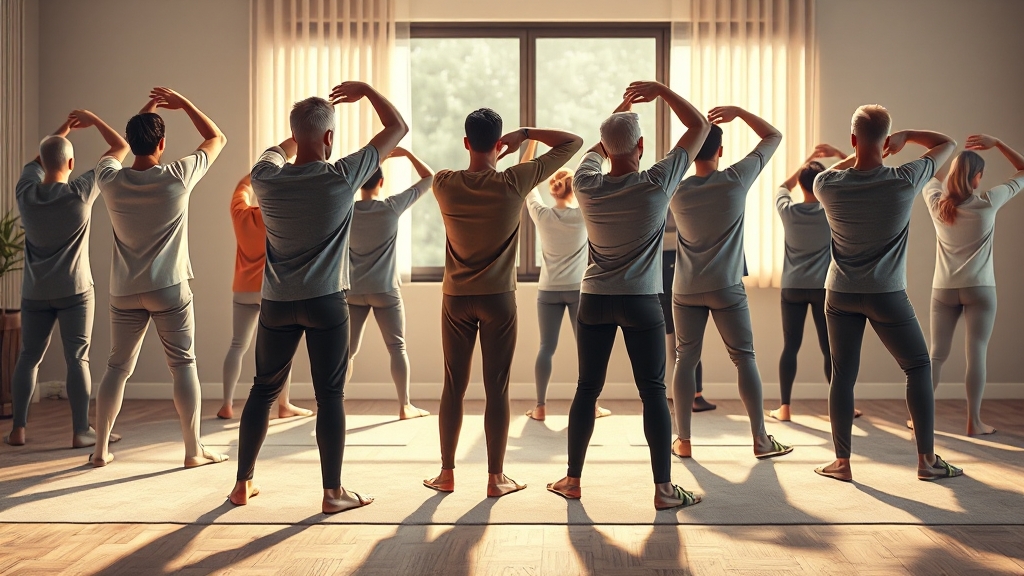 등 통증 완화를 위한 생활 습관 개선 (realistic 스타일)