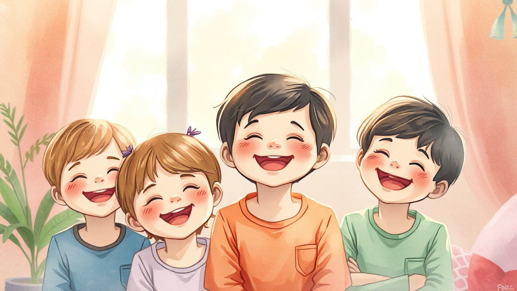 가정과 사회의 책임 (watercolor 스타일)