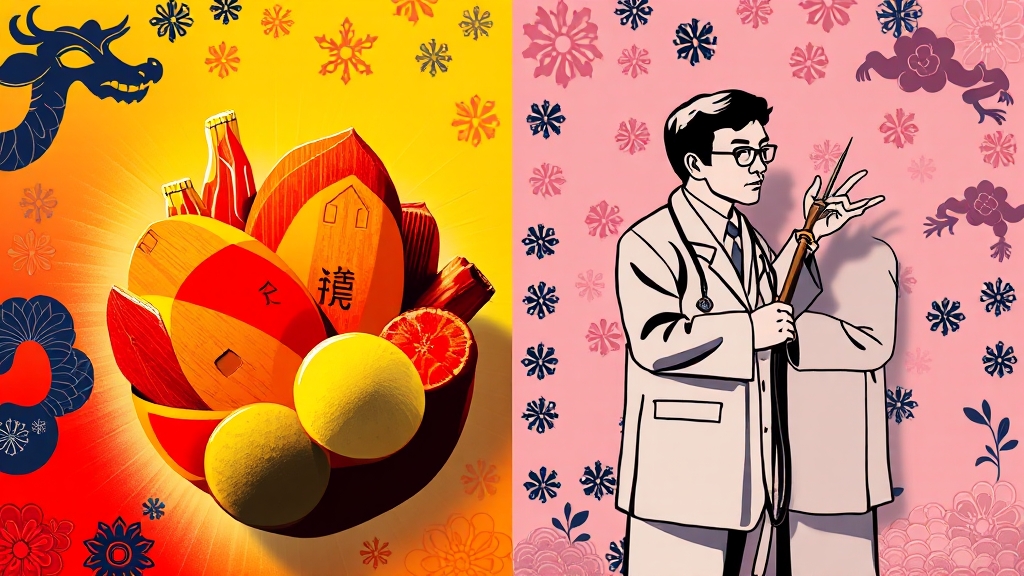 공진단 vs 경옥고, 나에게 맞는 보약은? (popart 스타일)