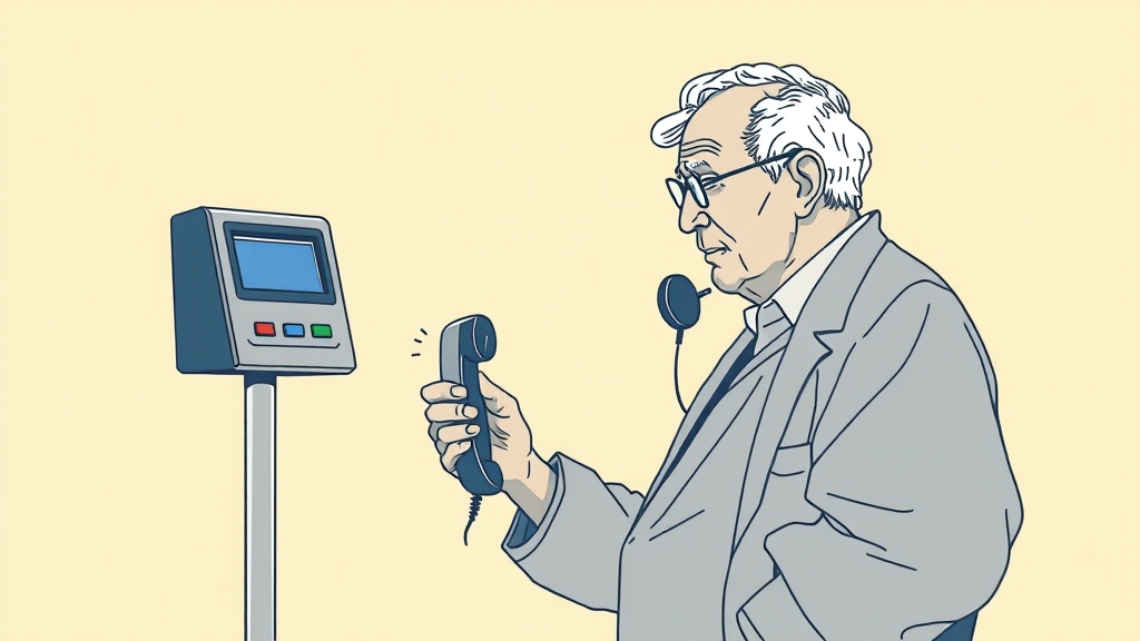 간편해진 신고 절차: 전화 & 온라인 (illustration 스타일)