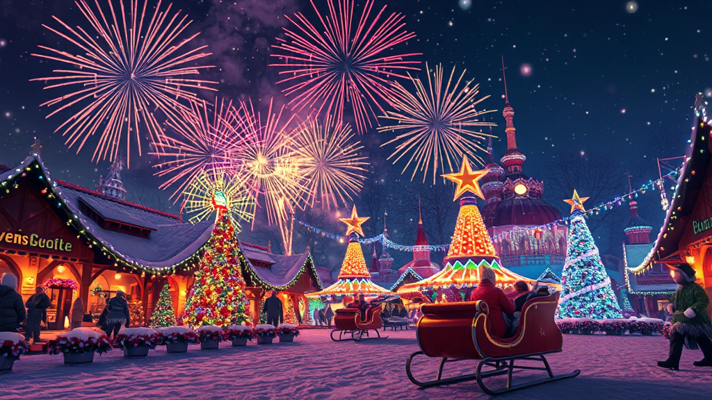 에버랜드 크리스마스 판타지: 주요 볼거리 (realistic 스타일)