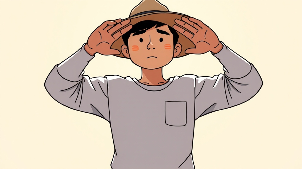 햇빛 알레르기 예방 (cartoon 스타일)
