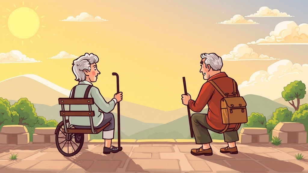 퇴직연금 수령 방법 선택 가이드 (cartoon 스타일)