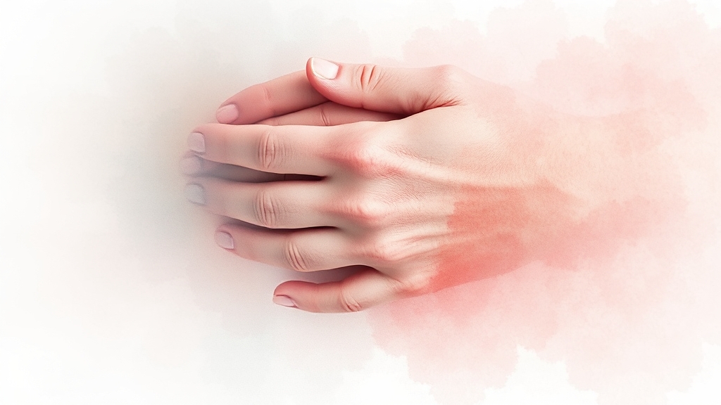 갱년기 관절통이란? (watercolor 스타일)