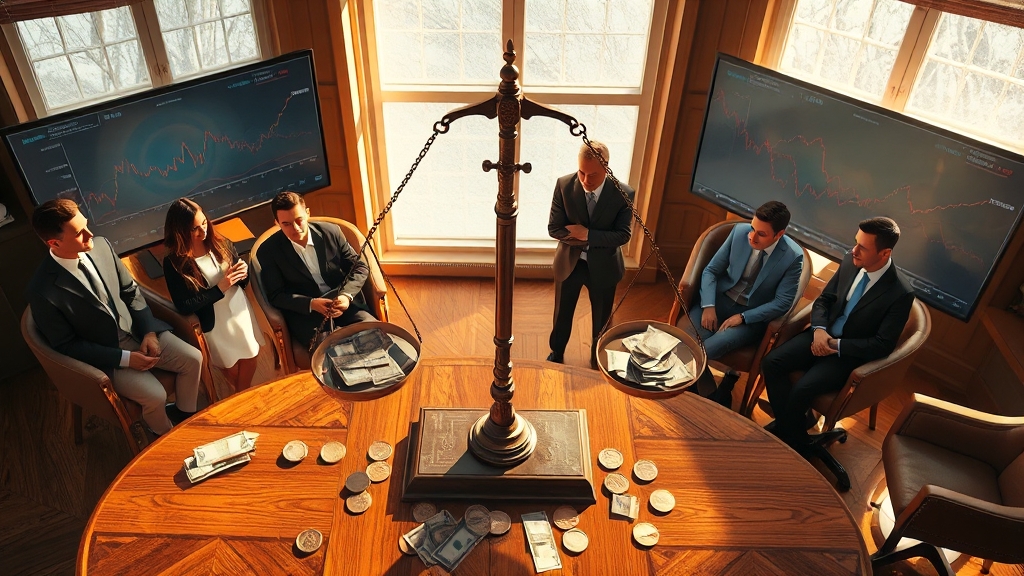 예금과 투자, 어떻게 달라질까? (realistic 스타일)