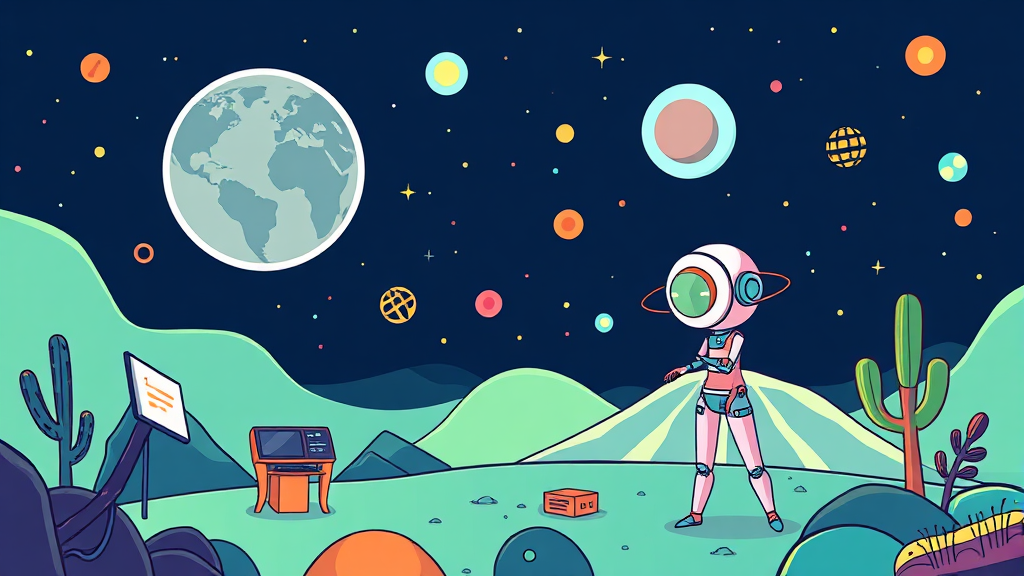 GEO: 생성형 AI 시대의 검색 엔진 최적화 전략 (cartoon 스타일)