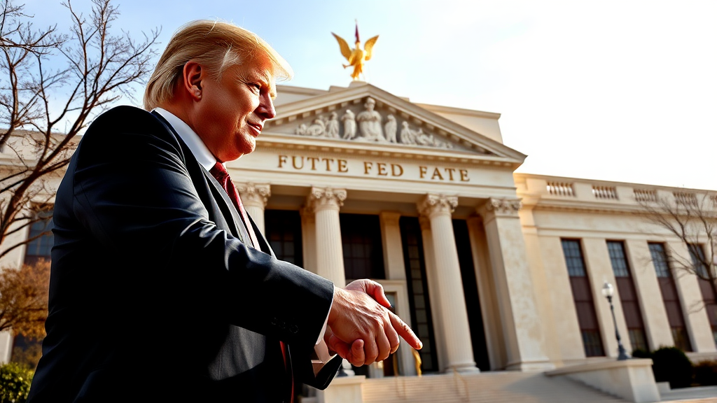 트럼프가 워시를 선택한 배경과 연준 독립성 논란 (realistic 스타일)