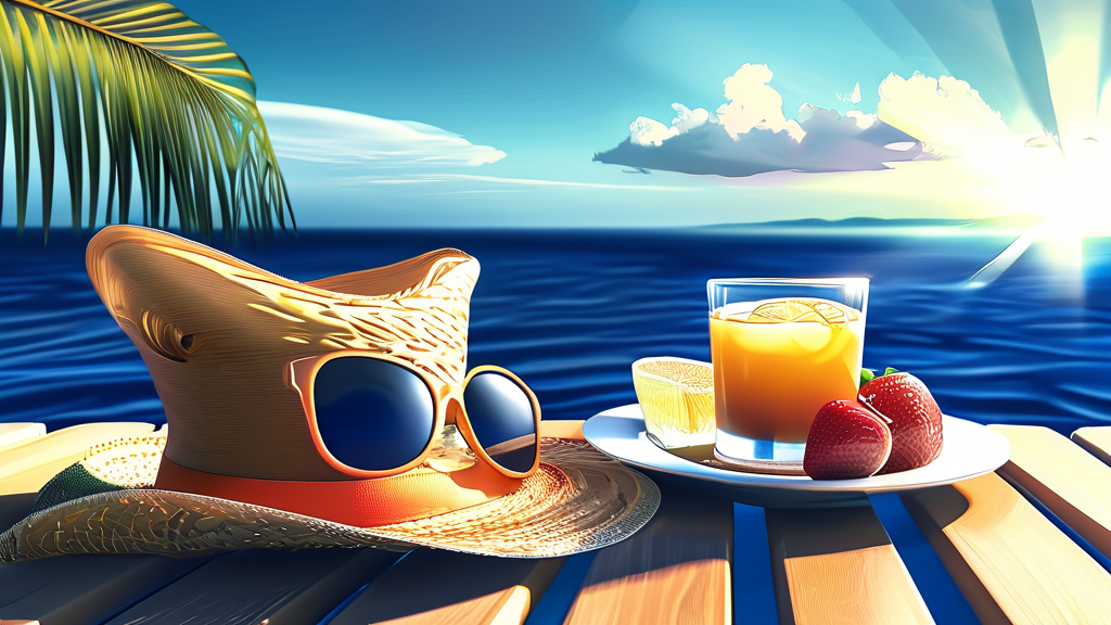 성공적인 크루즈 여행을 위한 필수 준비물 및 팁 (realistic 스타일)