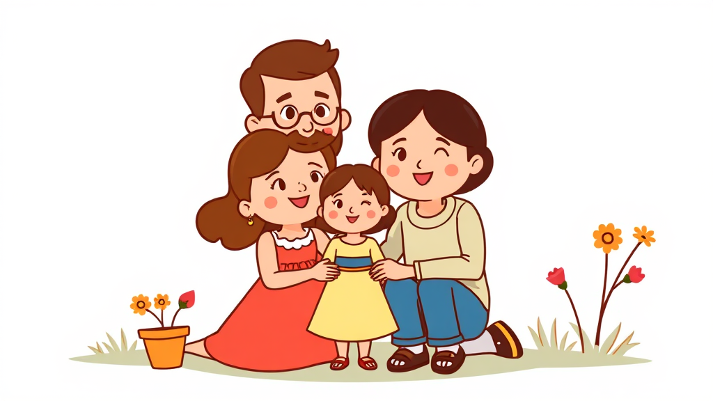 발급 전 확인사항: 종류 및 차이점 (cartoon 스타일)