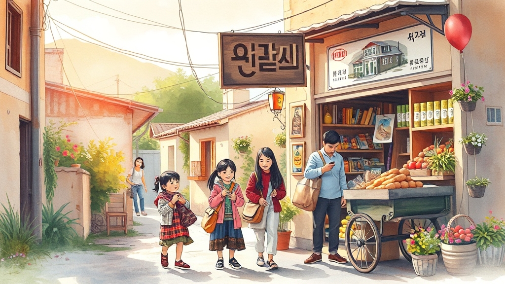 지원금, 어디에 사용할 수 있나요? (watercolor 스타일)