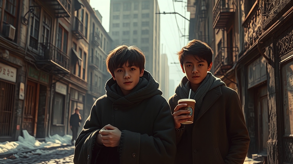 88만원 세대와 마처세대의 현실 반영 (realistic 스타일)