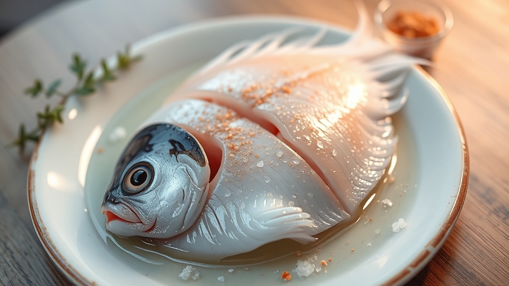 갈치 손질 비법 (watercolor 스타일)