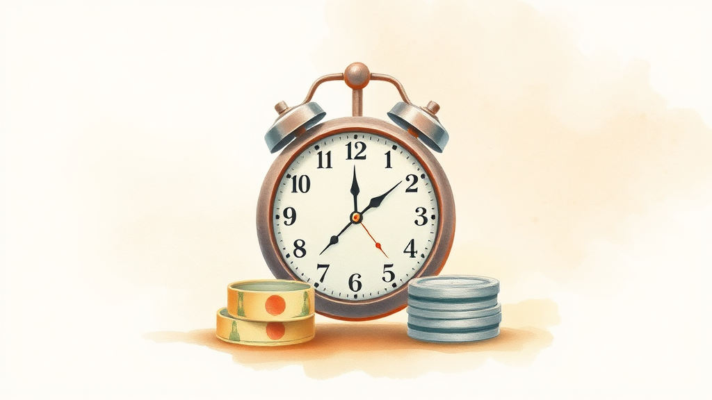 2026년 최저임금 변화와 전망 (watercolor 스타일)