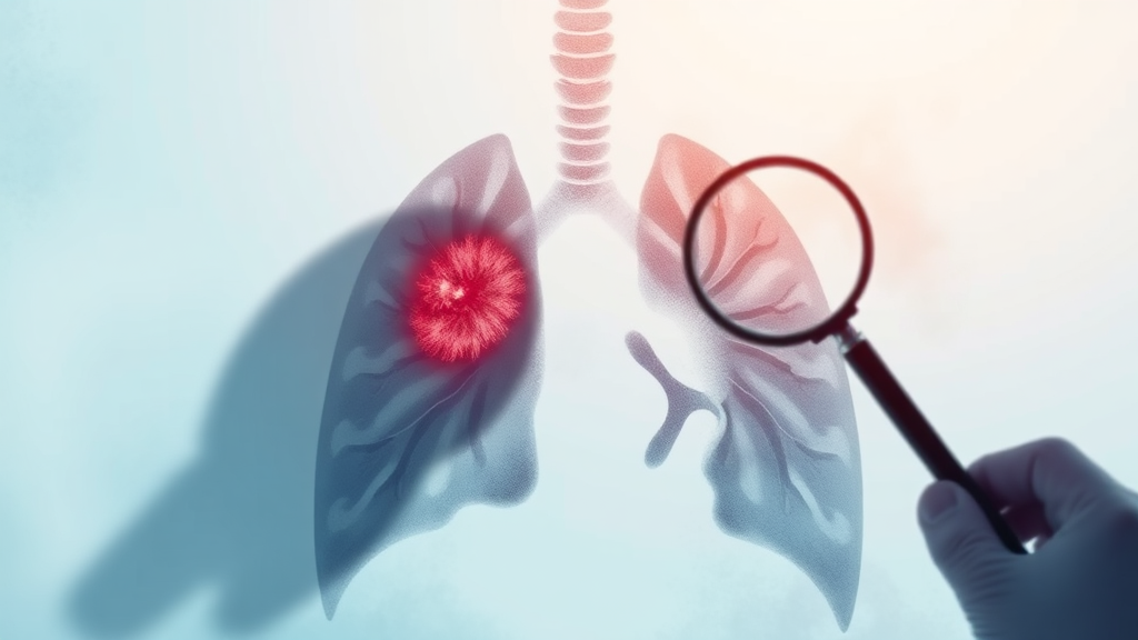 폐결절, 검사 과정은 어떻게 되나요? (watercolor 스타일)