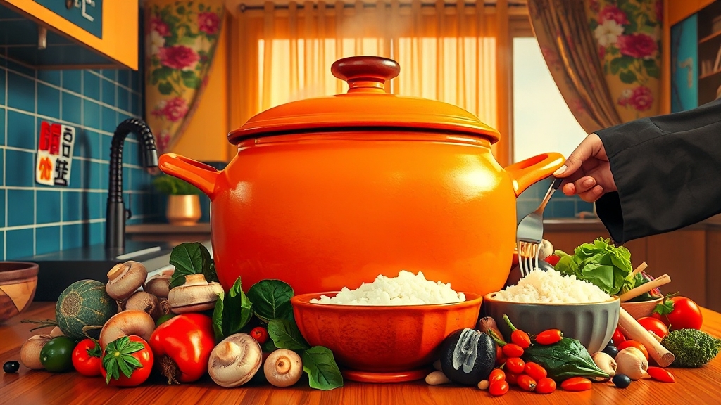 청국장 맛있게 먹는 법 (popart 스타일)